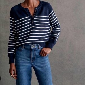 Sézane Leontine Jumper in Navy